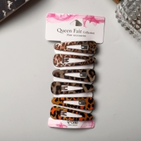 Невидимка для волос "Герти" (набор 6 шт) грация пятна, 5,5 см Невидимка для волос "Герти" (набор 6 шт) грация пятна, 5,5 см