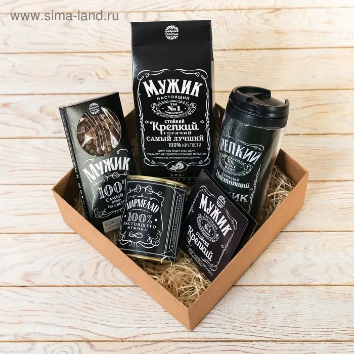 Термостакан "Крепкий мужик" 350мл