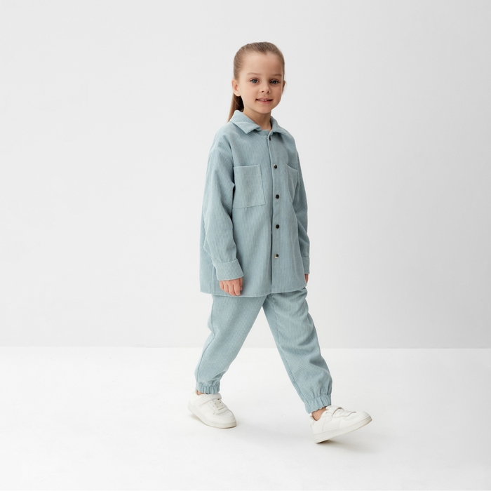 Костюм детский KAFTAN "Velvet", р. 30 (98-104), голубой