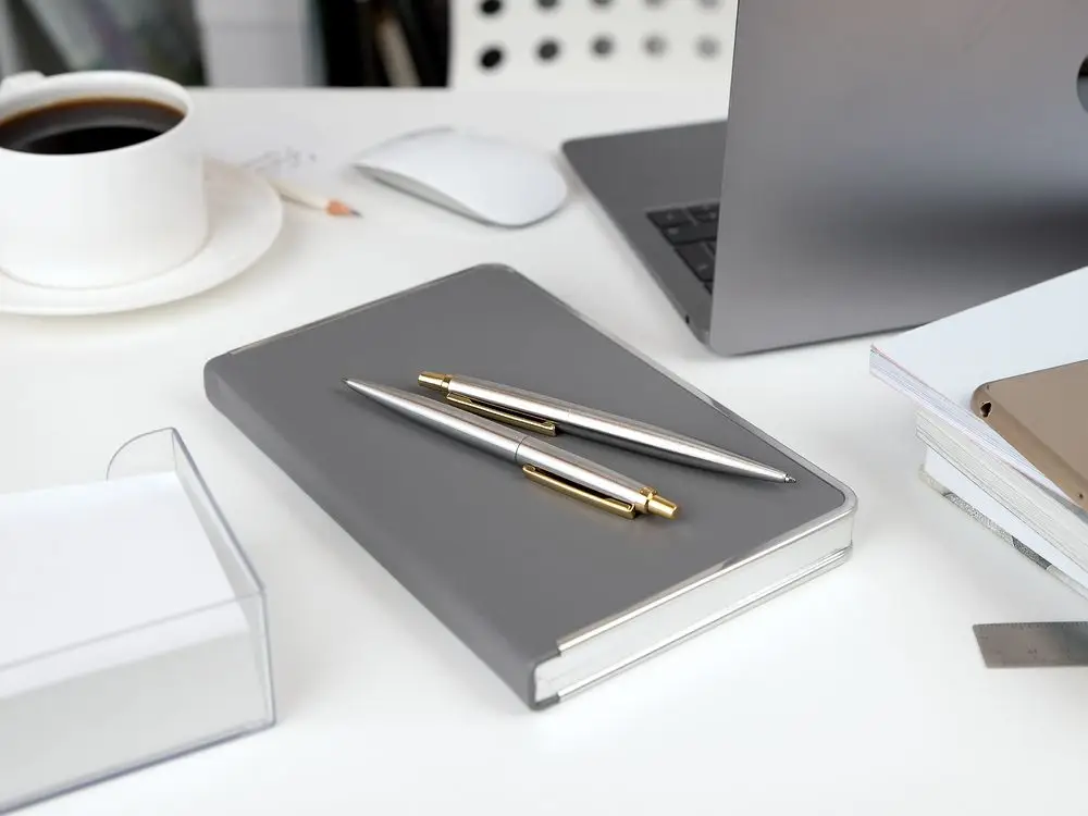 Набор из механического карандаша и ручки Poetica, золотистый