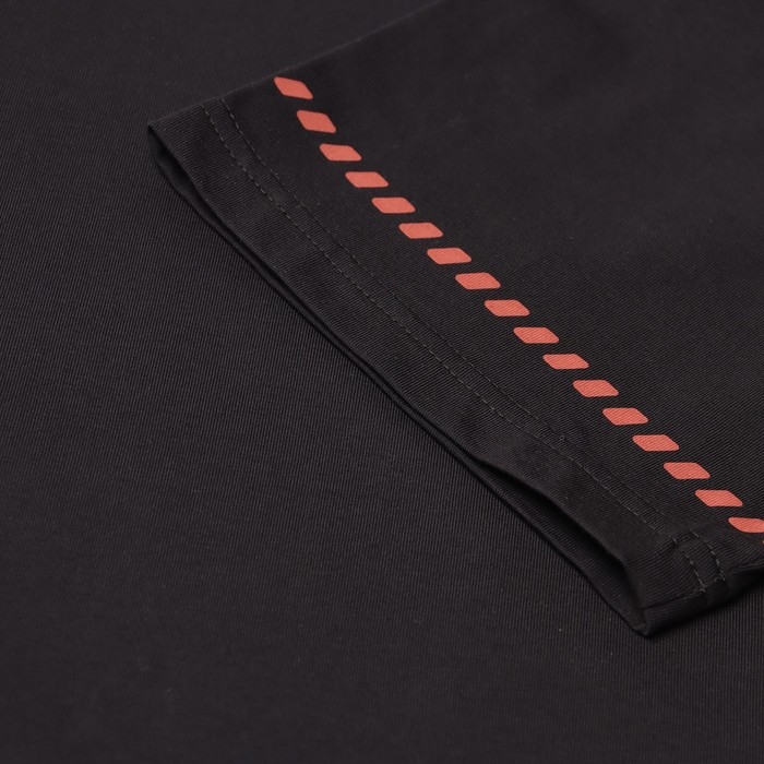 Футболка женская с красным кантом Basic line цвет черный, р-р 50 Футболка женская с красным кантом Basic line цвет черный, р-р 50