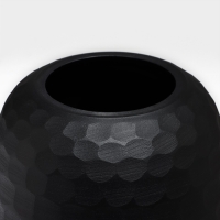 Ваза для цветов &laquo;Сара&raquo; из черного стекла 22 х 20 х 20 см