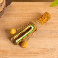 Сувенирный музыкальный инструмент "Тек тек" бамбук, 20х10х4 см