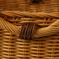 Корзина плетеная, 26 х 16 х 18/30,5 см, ротанг Корзина плетеная, 26 х 16 х 18/30,5 см, ротанг