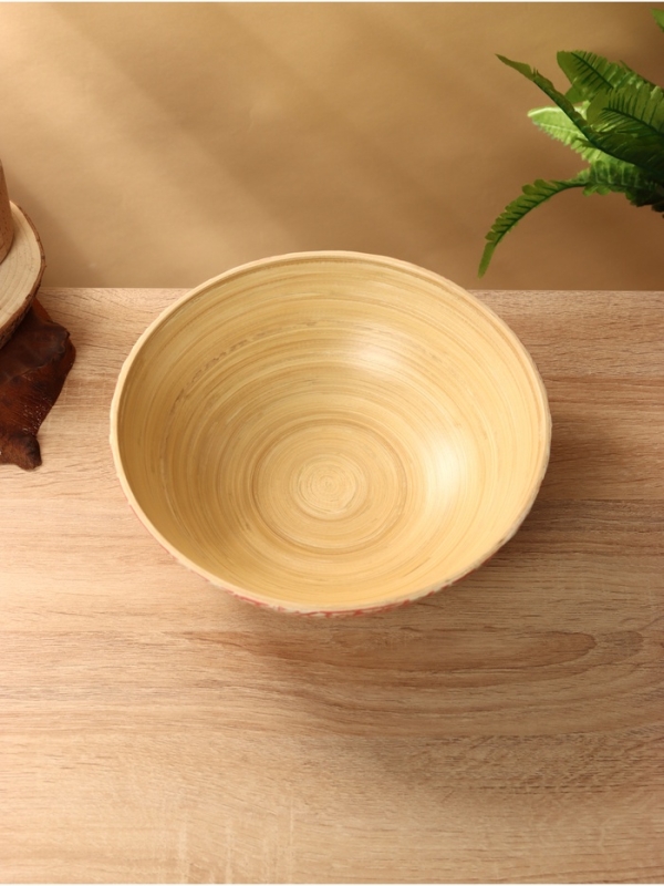 Миска 25х25х8 см +/-1 см, бамбук