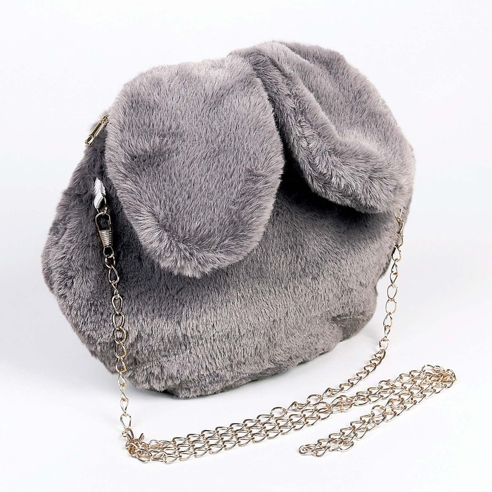 Сумка детская «Зайчик», 26×19×2см, цвет серый Сумка детская «Зайчик», 26×19×2см, цвет серый