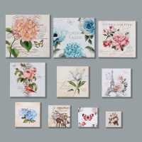 Набор коробок 10 в 1, упаковка подарочная, &laquo;Шебби&raquo;, 10.2 х 10.2 х 6‒28.2 х 28.2 х 15 см