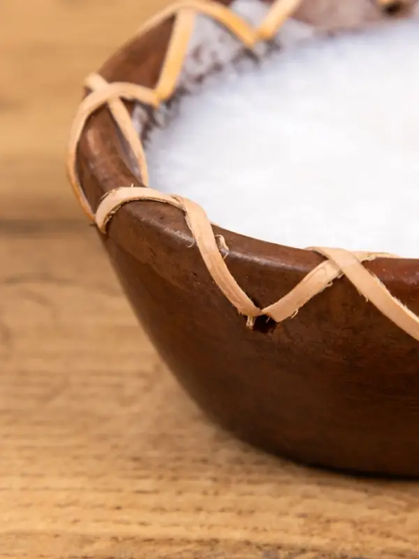 Свеча в керамической чаше, 12х9х5 см