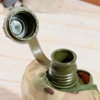 Фляга &laquo;Командор&raquo;, пластик 1 л, камуфляж песочный