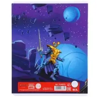 Тетрадь в линейку 18 листов, 5 видов МИКС, обложка мелованный картон, &laquo;Мстители&raquo;