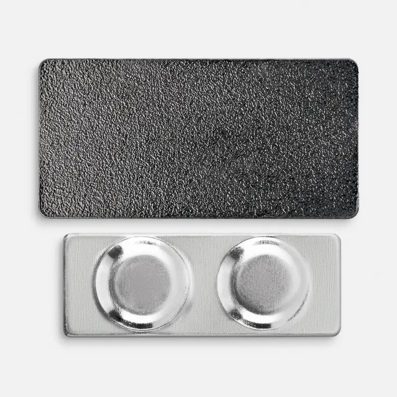 Значок Magnet Matto, серый металлик