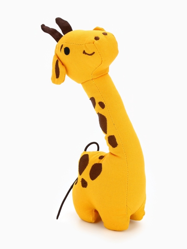 Игрушка для собак с пищалкой &laquo;Жирафик&raquo; из текстиля, 12*25 см