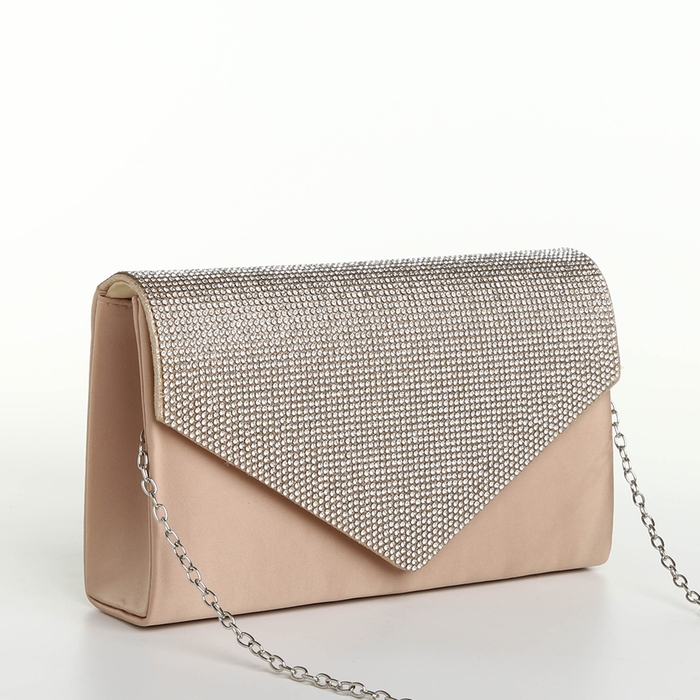 Сумка-клатч на магните, цвет бежевый Сумка-клатч на магните, цвет бежевый