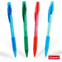 Карандаш механический 0.5 мм, HB, Luxor ClickRite, с ластиком, резиновый упор, микс