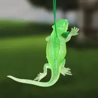 Декоративная подвеска &laquo;Ящерица&raquo;, 10&times;4.5 см, резина. светящаяся
