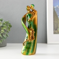 Сувенир полистоун "Молодожёны. Поцелуй в объятиях" 21 см Сувенир полистоун "Молодожёны. Поцелуй в объятиях" 21 см