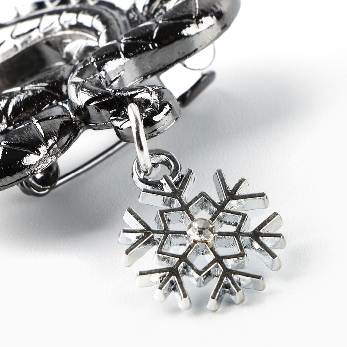 Брошь новогодняя новогодняя &laquo;Волшебство&raquo; на Новый год 6 х 8 см