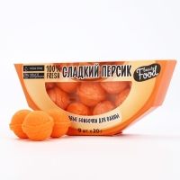 Подарочный набор косметики «Сладкий персик», бомбочки для ванны, 9 х 20 г, аромат персика, BEAUTY FOOD Подарочный набор косметики «Сладкий персик», бомбочки для ванны, 9 х 20 г, аромат персика, BEAUTY FOOD