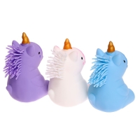Антистресс сквиш мялка &laquo;Единорожка&raquo;, с пастой, цвета МИКС, в шоубоксе