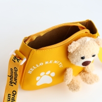 Сумка детская для девочки на молнии «Выбражулька», цвет жёлтый Сумка детская для девочки на молнии «Выбражулька», цвет жёлтый