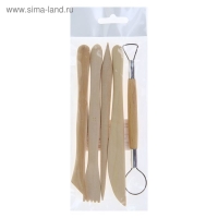 Набор инструментов для лепки, 5 предметов