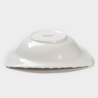 Салатник фарфоровый Magistro &laquo;Роза Бланш&raquo;, 600 мл, d=23 см, цвет белый