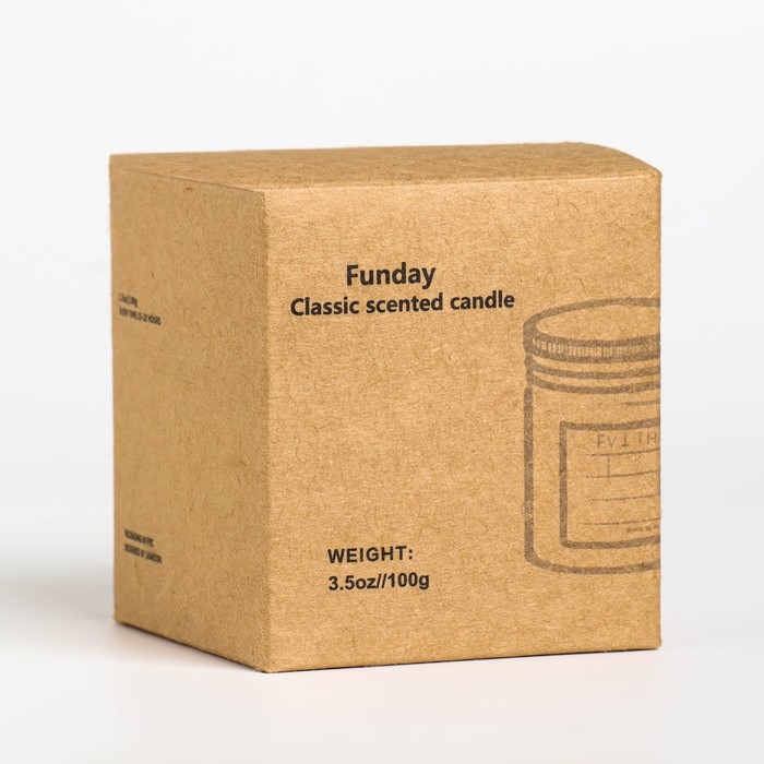 Свеча ароматическая в банке Свеча ароматическая в банке "Цветочный магазин Бобби", 6,5х5,5 см, 100 гр