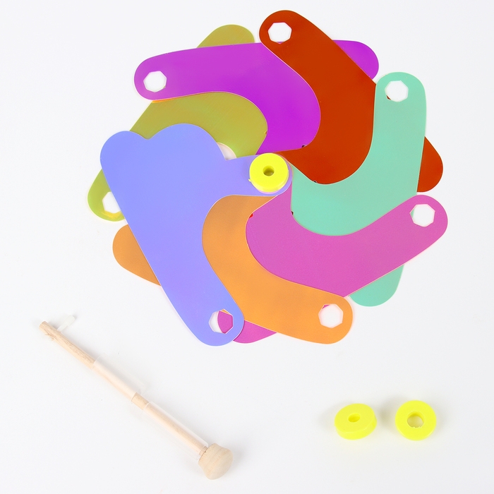 Ветерок «Цветочек» на деревянной палочке Ветерок «Цветочек» на деревянной палочке