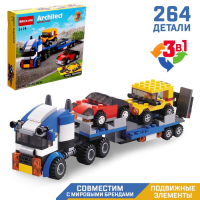 Конструктор &laquo;Автовоз&raquo;, 3 варианта сборки, 264 детали