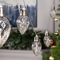 Гирлянда «Нить» 3 м с насадками «Лампочки шишки», IP20, прозрачная нить, 80 LED, свечение синее, 8 режимов, 220 В Гирлянда «Нить» 3 м с насадками «Лампочки шишки», IP20, прозрачная нить, 80 LED, свечение синее, 8 режимов, 220 В