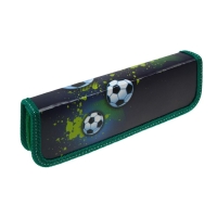 Пенал 1 секция, 55 х 205 х 25 мм, Calligrata "Футбол", ламинированный картон Пенал 1 секция, 55 х 205 х 25 мм, Calligrata "Футбол", ламинированный картон