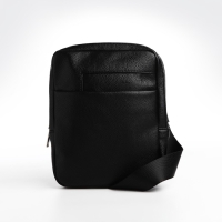 Сумка мужская через плечо TEXTURA, искусственная кожа, цвет чёрный