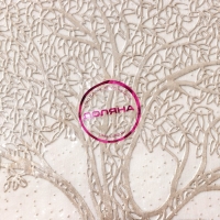 Салфетки сервировочные на стол Доляна &laquo;Древо&raquo;, 2 шт, d=38 см, цвет бежевый