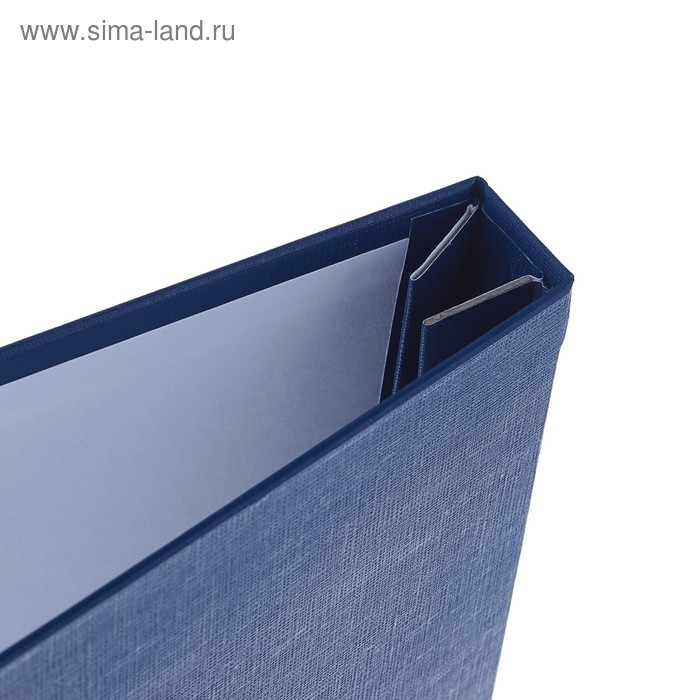 Папка "Выпускная квалификационная работа" бумвинил, гребешки/сутаж, без бумаги, синяя (вместимость до 300 листов)