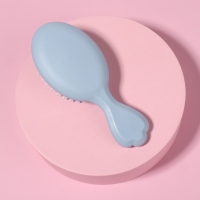 Расчёска - мини массажная, 14,5 &times; 6 см, цвет голубой