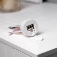 Световая картинка на подставке &laquo;Снеговик&raquo; 11 см, батарейки, свечение тёплое белое