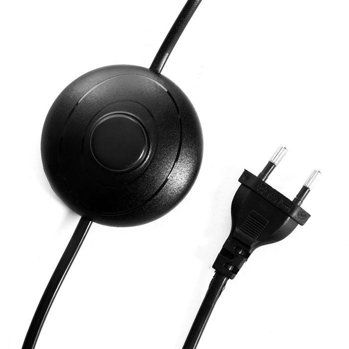 Торшер Торшер "Симпл" 2x15Вт E27 черный 37х28х154см