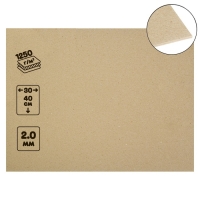 Картон переплётный (обложечный) 2.0 мм, 30 х 40 см, 1250 г/м2, серый Картон переплётный (обложечный) 2.0 мм, 30 х 40 см, 1250 г/м2, серый