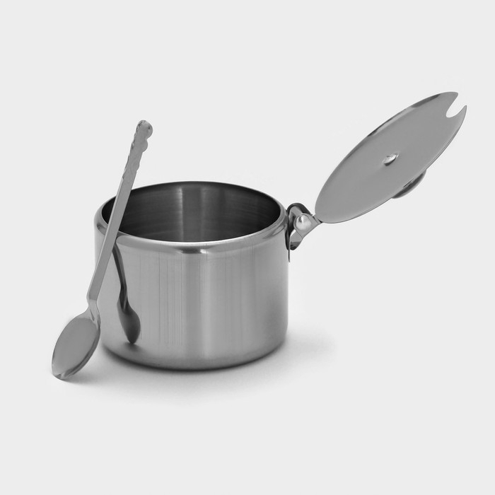 Сахарница из нержавеющей стали &laquo;Бьёрн&raquo;, 200 мл, 7,5&times;5,4 см