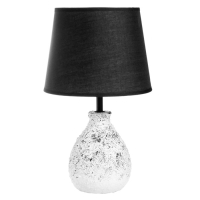 Настольная лампа "Магда" Е14 40Вт черный 20х20х33см RISALUX Настольная лампа "Магда" Е14 40Вт черный 20х20х33см RISALUX