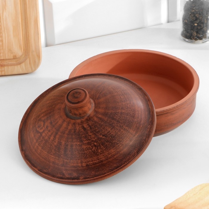 Жаровня с крышкой "Гладь", 0,65 л. 9,5 х 15 х 15 см