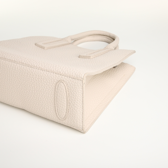 Сумка женская на молнии, TEXTURA, средний размер, цвет молочный Сумка женская на молнии, TEXTURA, средний размер, цвет молочный