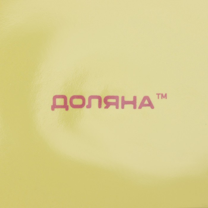 Набор тарелок керамических Доляна &laquo;Пастель&raquo;,18 предметов: 6 тарелок d=19 см, 6 тарелок d=27 см, 6 мисок d=19 см, цвет жёлтый