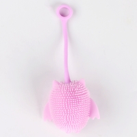 Мяч детский резиновый ёжка световой &laquo;Совушка&raquo;, цвета МИКС , в шоубоксе