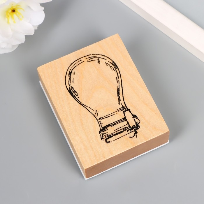 Печать дерево, резина Печать дерево, резина "Волшебная бутылочка" 7х5,5 см