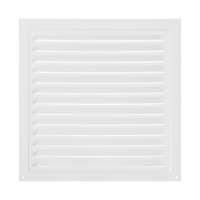 Решетка вентиляционная ZEIN Люкс РМ2525, 250 х 250 мм, с сеткой, металлическая, белая Решетка вентиляционная ZEIN Люкс РМ2525, 250 х 250 мм, с сеткой, металлическая, белая