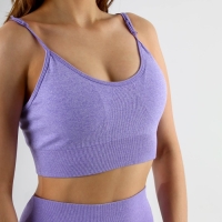 Топ женский спортивный меланж, цвет лаванда, SL Russian Brand, р-р L Топ женский спортивный меланж, цвет лаванда, SL Russian Brand, р-р L