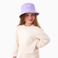 Панама детская для девочки, цвет сиреневый, р-р 52-54