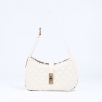 Сумка-багет на молнии, цвет белый Сумка-багет на молнии, цвет белый