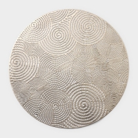 Салфетка сервировочная на стол &laquo;Гипноз&raquo;, d=38 см, цвет золото